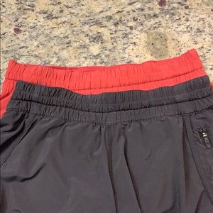 Lot of two lululemon tracker shorts size 8